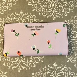 NWOT Kate Spade Large Slim Bifold Wallet Multi